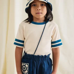 Little Paths Camp Pant in Celestial by Misha & Puff