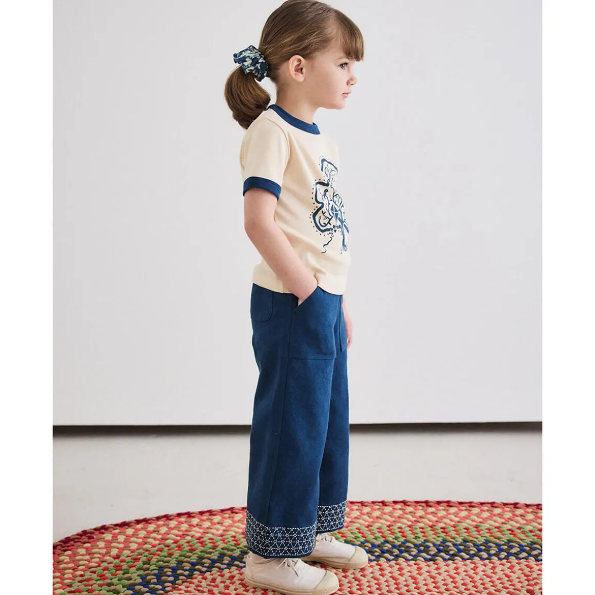 Little Paths Kickstand Pant in Celestial by Misha & Puff