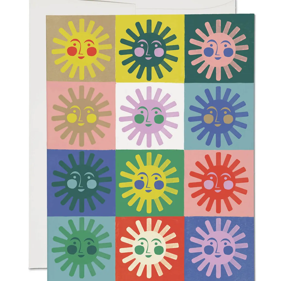 Little Suns Everyday Greetings Card by Red Cap Cards