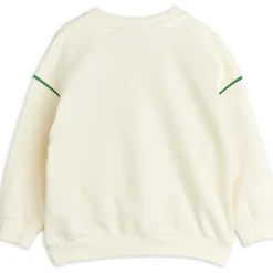 Lizard Chenille Sweatshirt in Off White by Mini Rodini