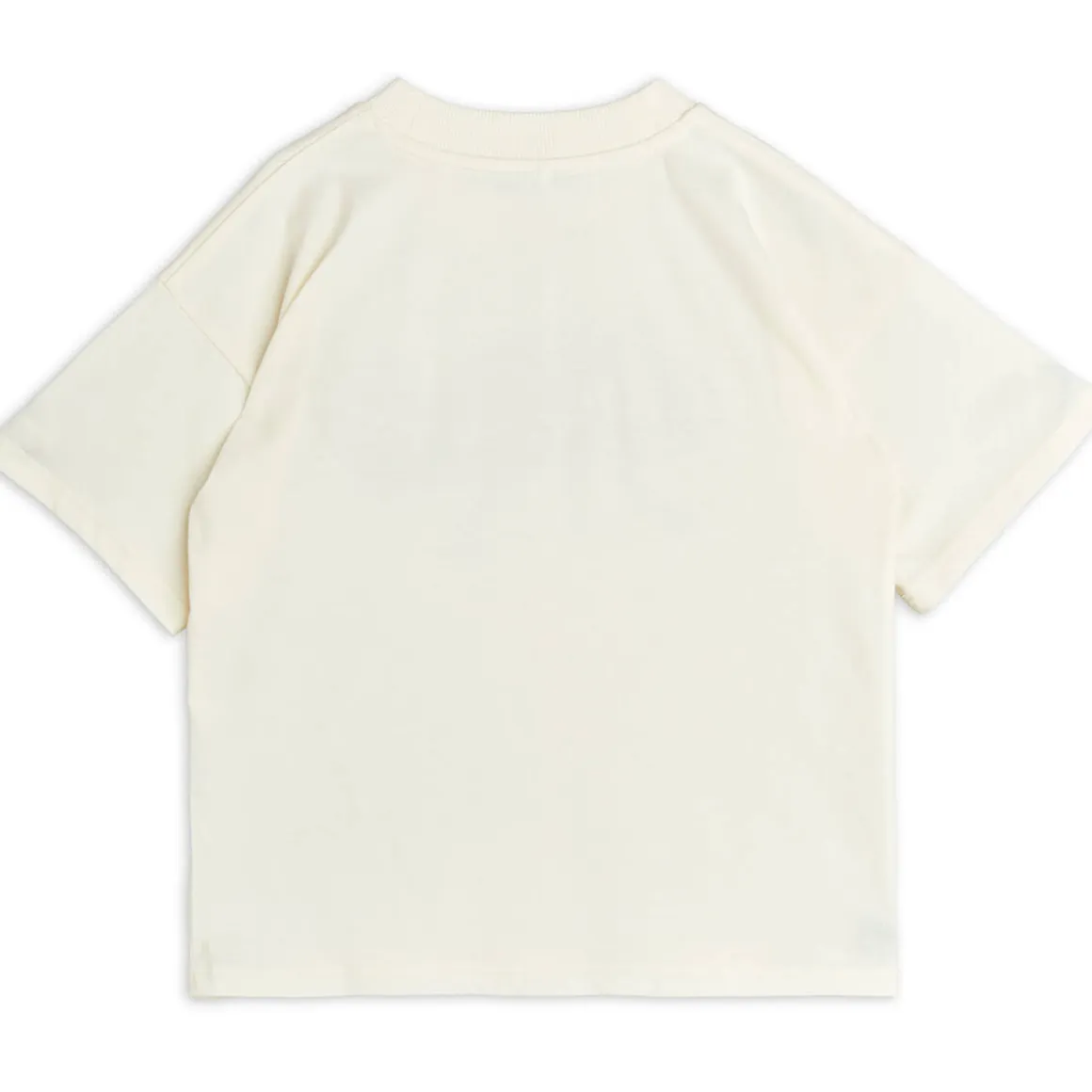 Lizard Print T Shirt in Off White by Mini Rodini
