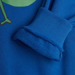 Lizard Sweatshirt in Blue by Mini Rodini