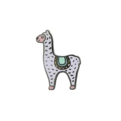 Llama Enamel Pin Badge by The Pop Out Card Company