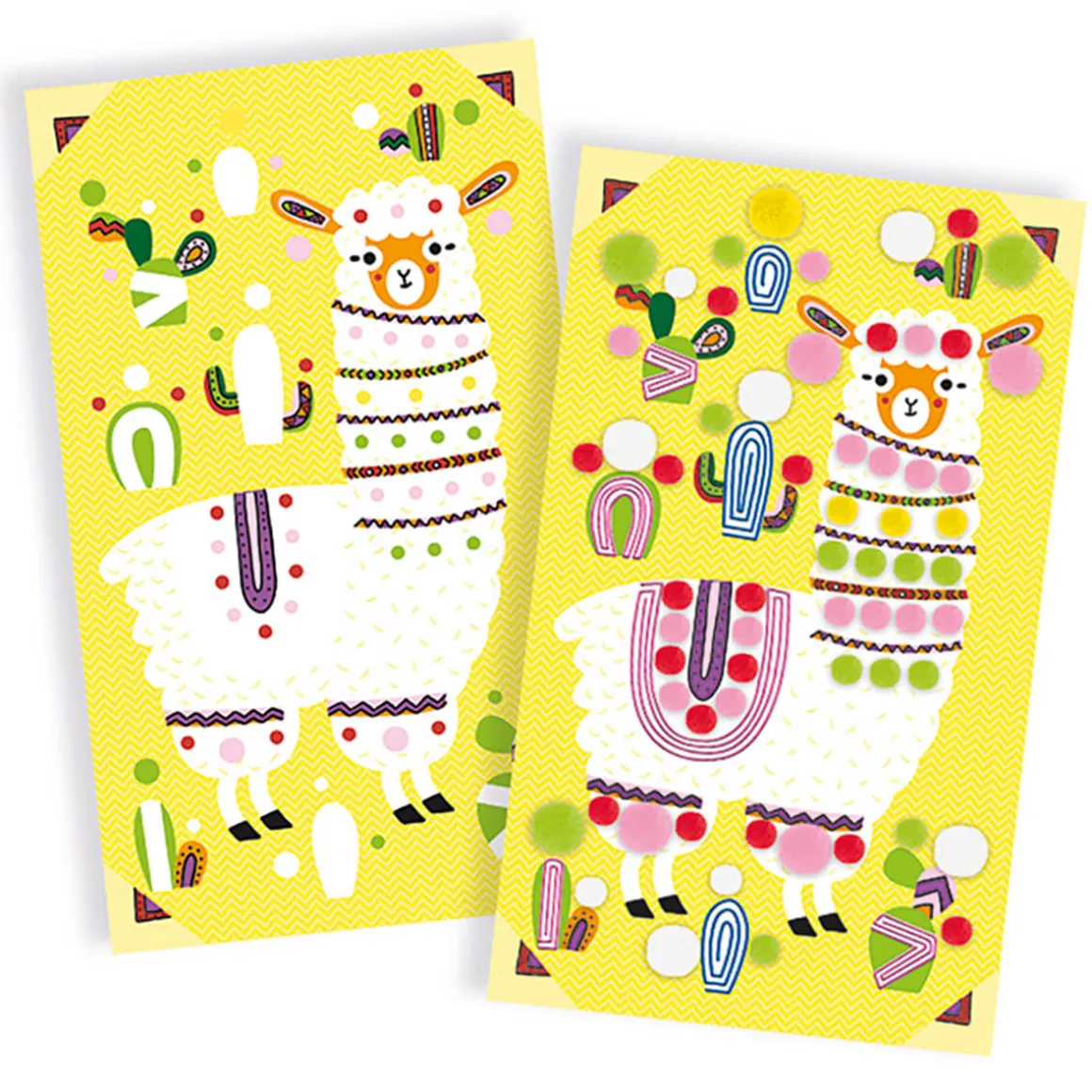 Llama Pom Poms Craft Kit by Janod