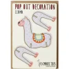 Llama Pop Out Decoration And Greetings Card by The Pop Out Card Company