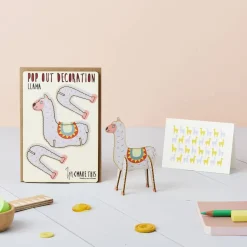 Llama Pop Out Decoration And Greetings Card by The Pop Out Card Company