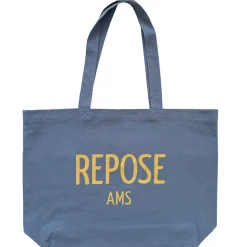 Logo Bag in Blue by Repose AMS