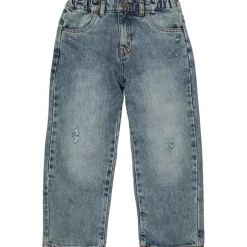 Loose Jean in Faded Blue Denim by Main Story