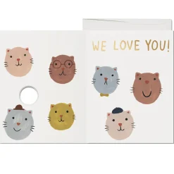 Lots Of Cats Greetings Card by Red Cap Cards