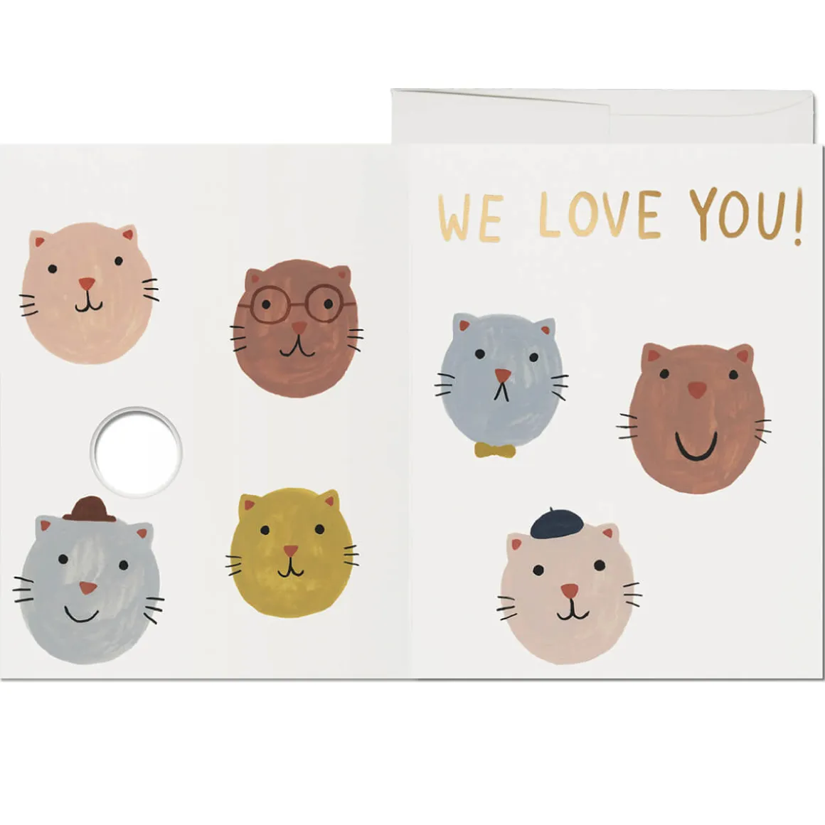 Lots Of Cats Greetings Card by Red Cap Cards