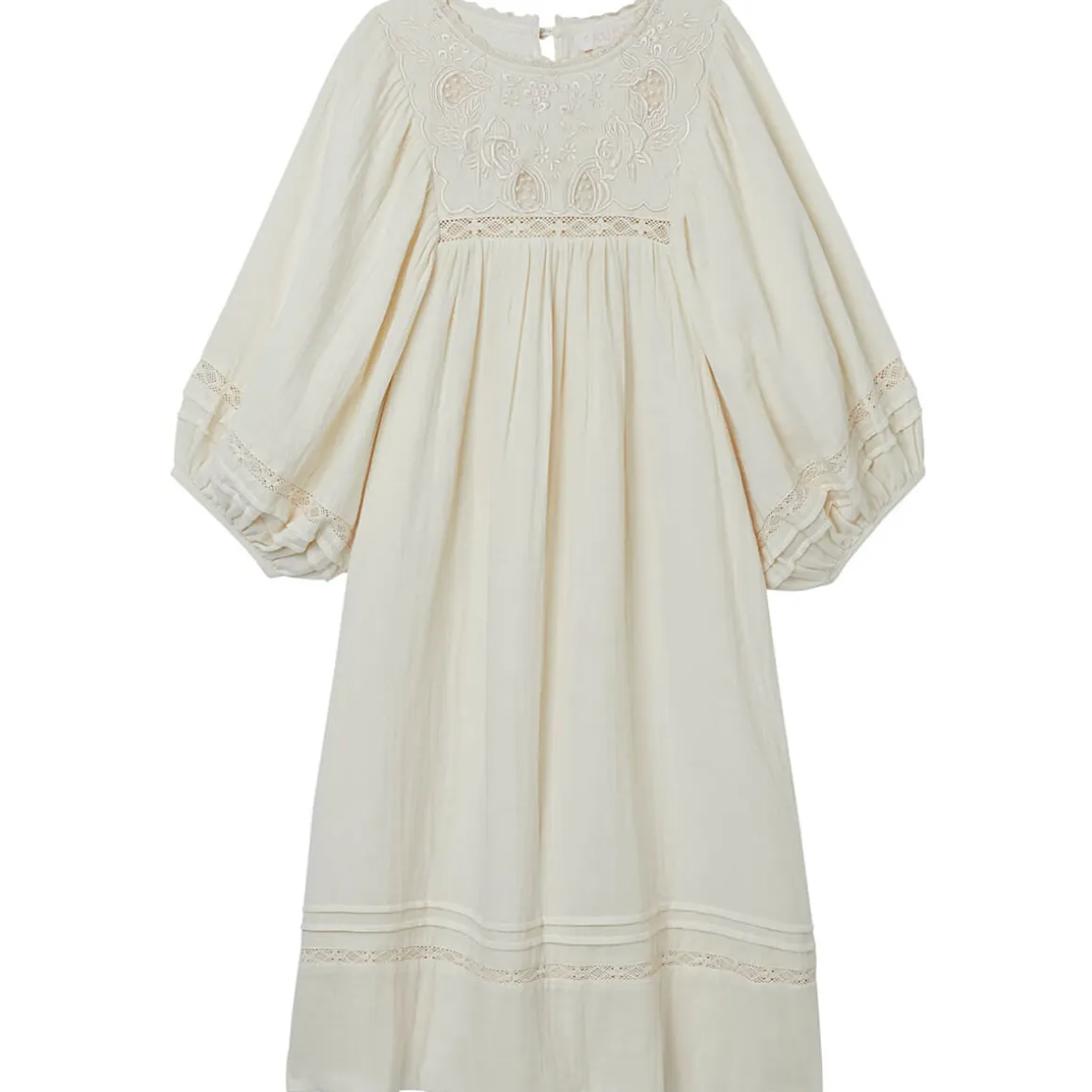 Lotus Dress in Oyster by Faune