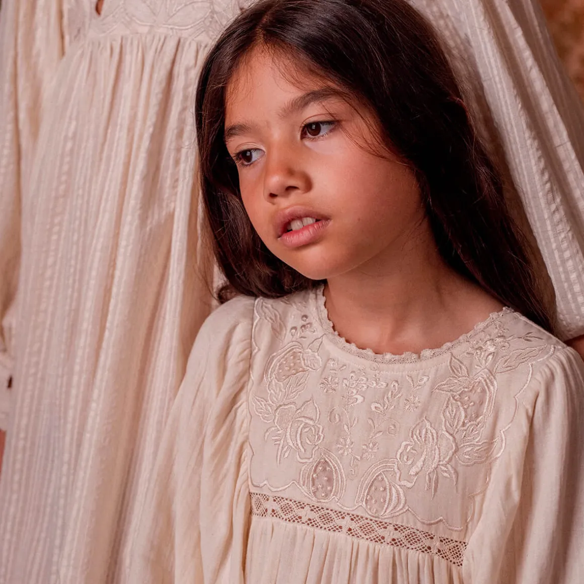 Lotus Dress in Oyster by Faune