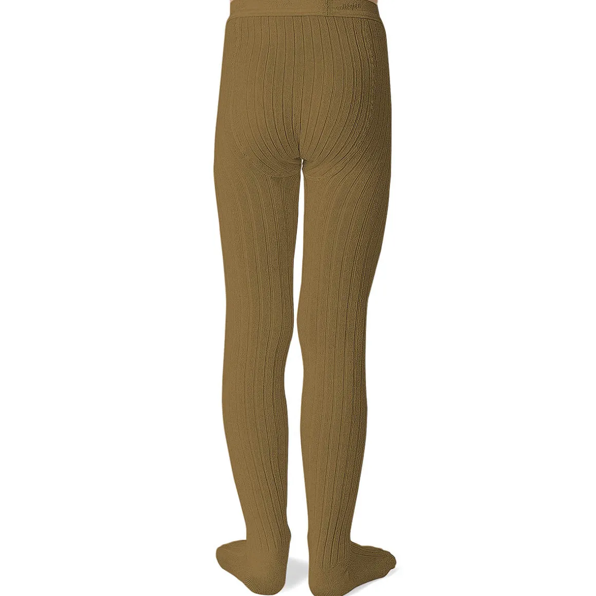 Louise Ribbed Tights in Biscuit by Collegien