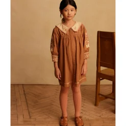 Louise Ribbed Tights in Bois De Rose by Collegien