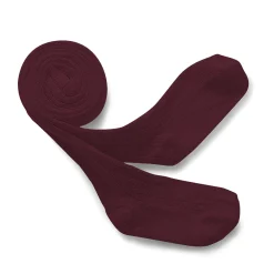 Louise Ribbed Tights in Bordeaux Grand Cru by Collegien