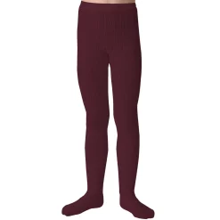 Louise Ribbed Tights in Bordeaux Grand Cru by Collegien