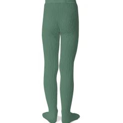 Louise Ribbed Tights in Celadon by Collegien