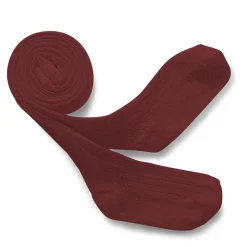 Louise Ribbed Tights in Châtaigne by Collegien