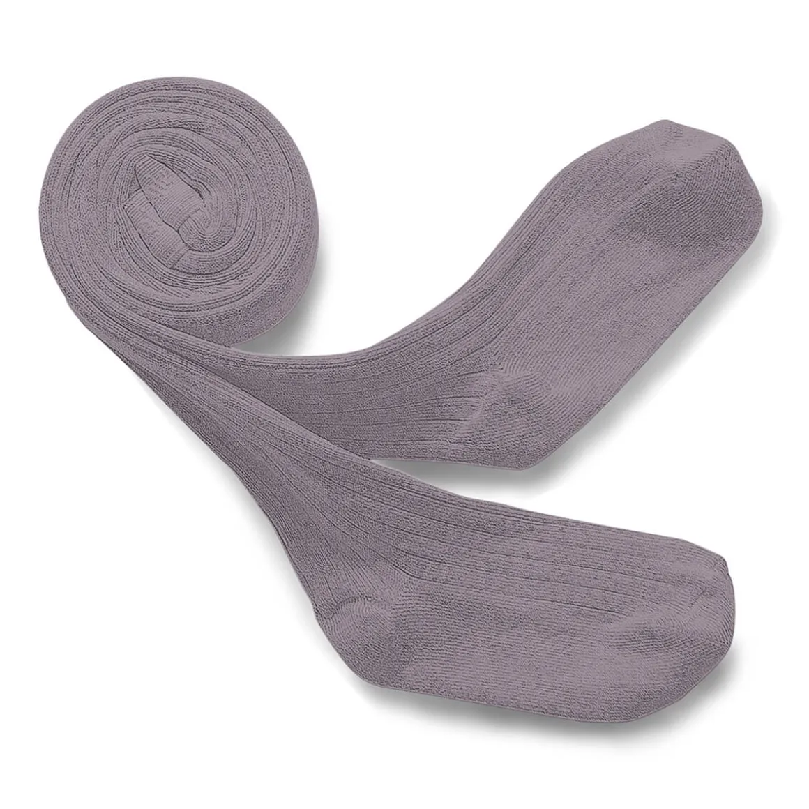Louise Ribbed Tights in Glycine Du Japon by Collegien