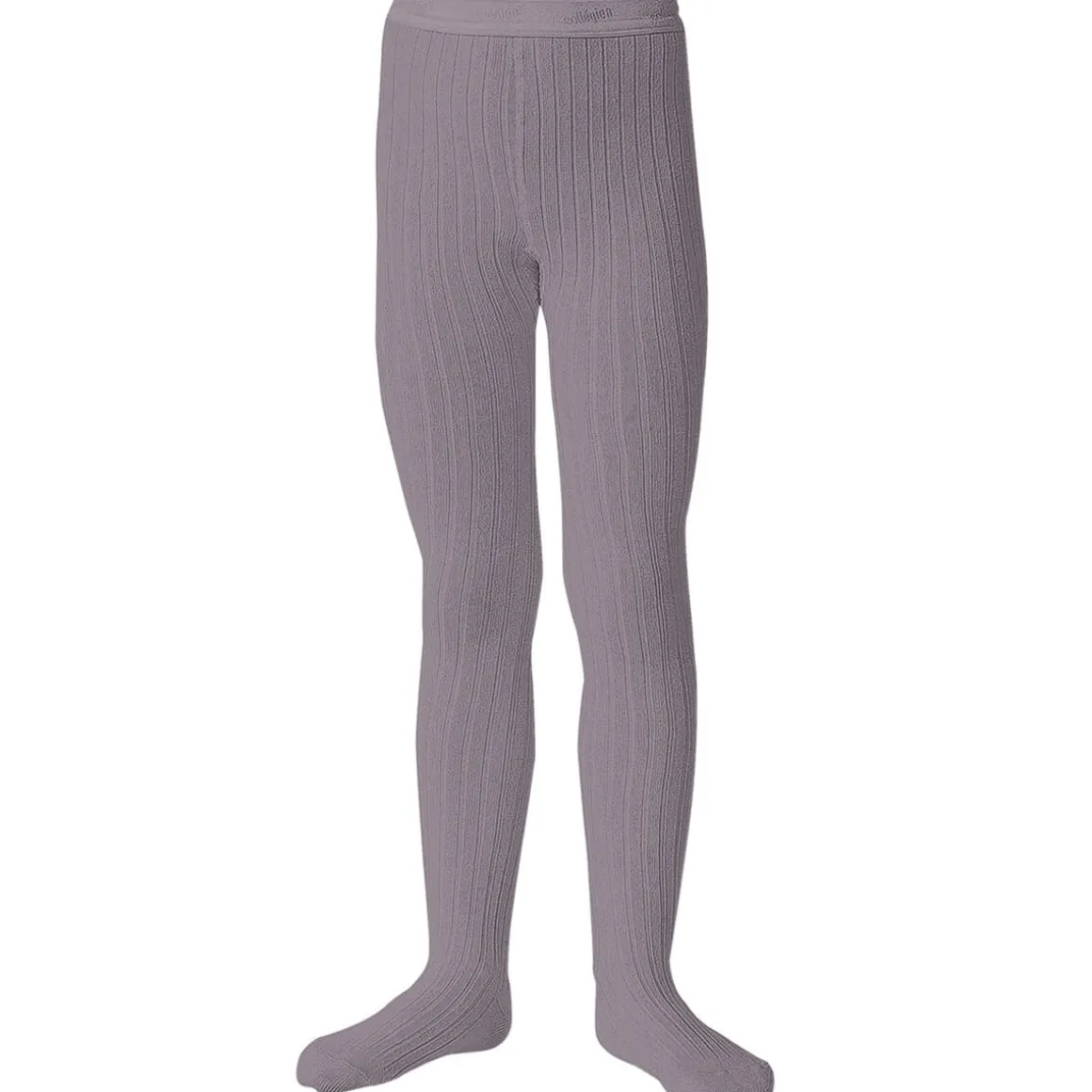 Louise Ribbed Tights in Glycine Du Japon by Collegien