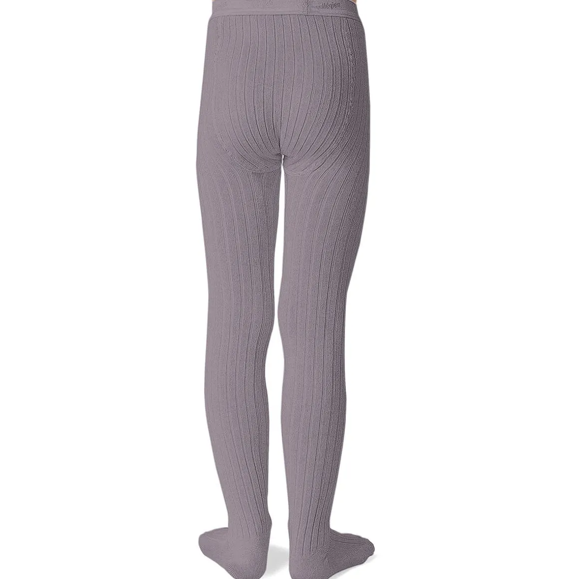 Louise Ribbed Tights in Glycine Du Japon by Collegien