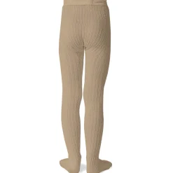 Louise Ribbed Tights in Petite Taupe by Collegien