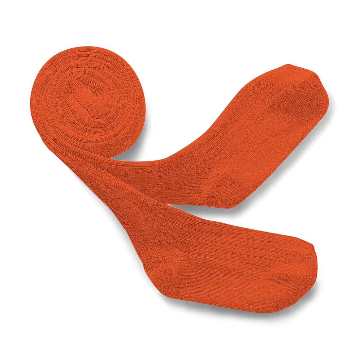 Louise Ribbed Tights in Potiron by Collegien