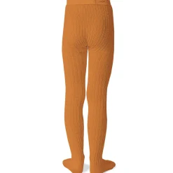 Louise Ribbed Tights in Terracotta by Collegien