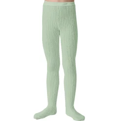 Louise Ribbed Tights in Verveine by Collegien