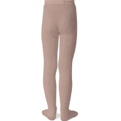 Louise Ribbed Tights in Vieux Rose by Collegien