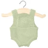 Lou Tricot Romper (34cm Doll) in Matcha by Minikane