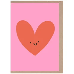 Love Heart Mini Greetings Card by Rumble Cards