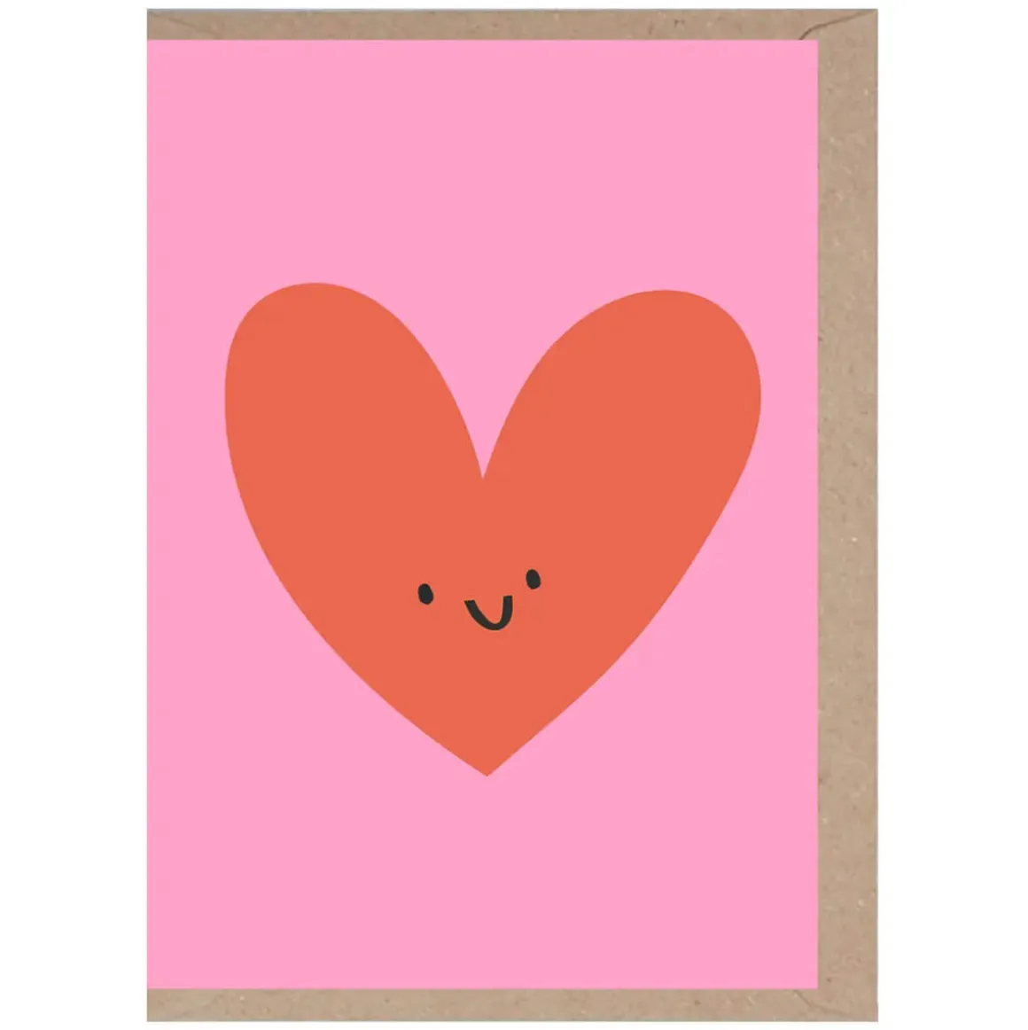 Love Heart Mini Greetings Card by Rumble Cards