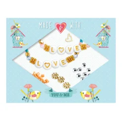 Love Letters You And Me Twin Bracelets Craft Kit by Djeco