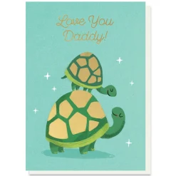 Love You Daddy Greetings Card by Stormy Knight