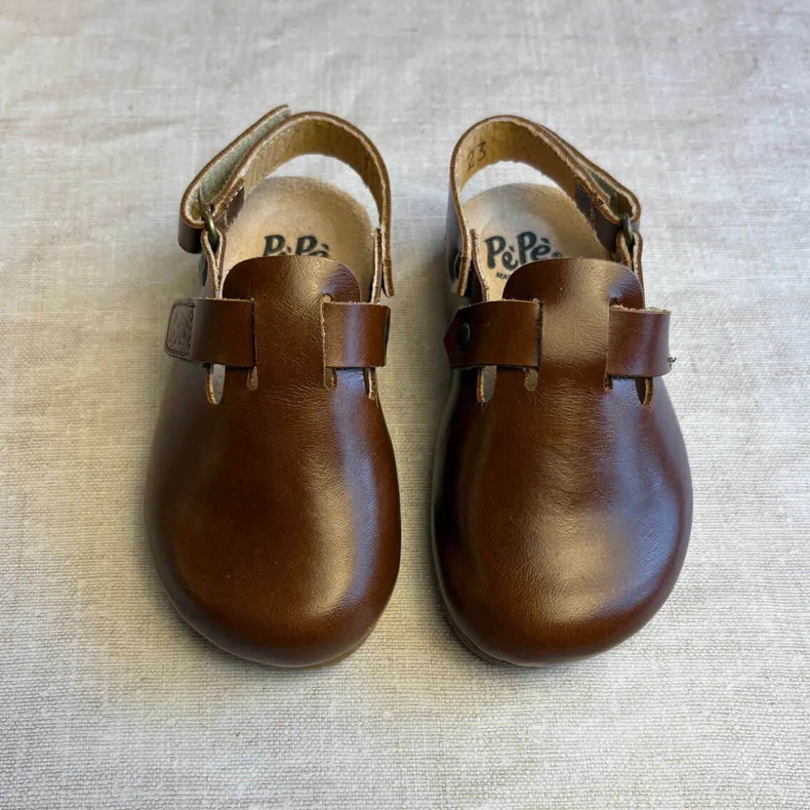 Lucio Leather Clogs in Cacao by PèPè