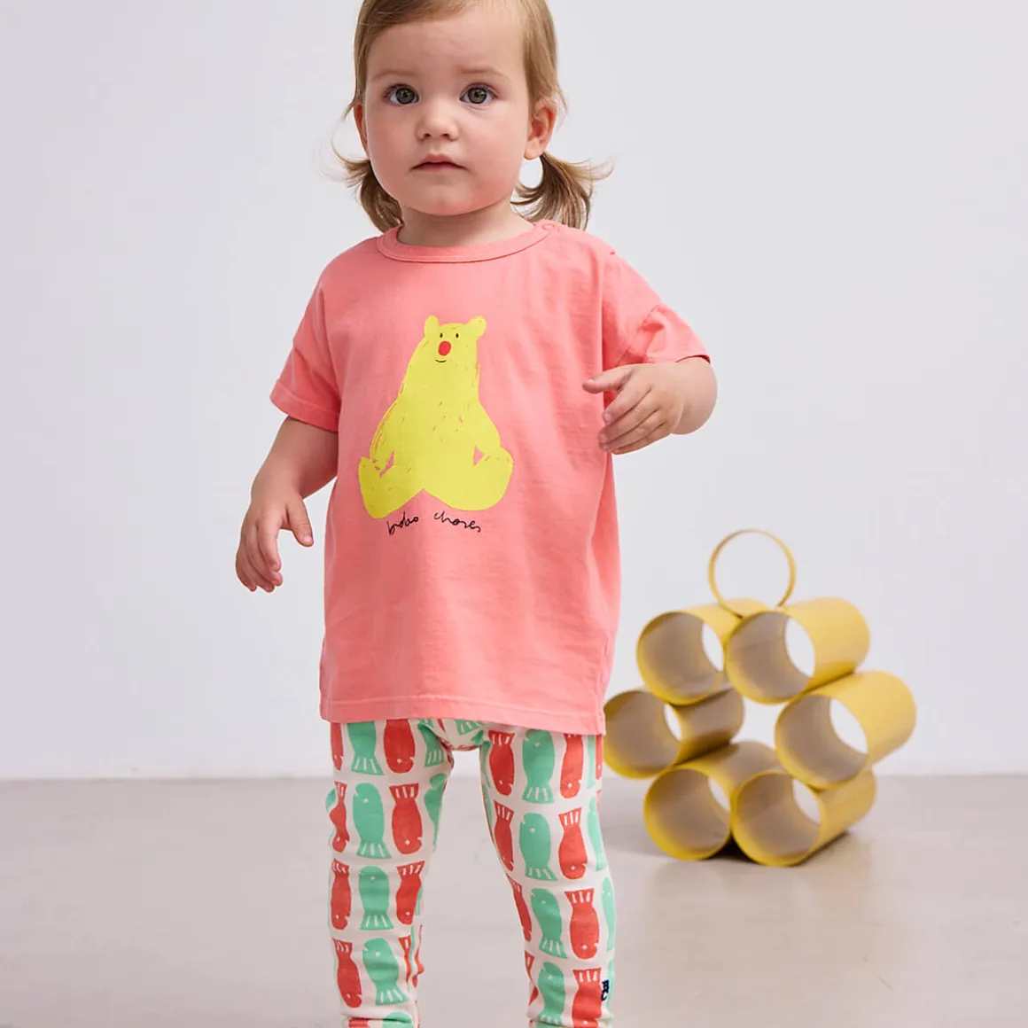 Lucky Fish All Over Baby Leggings by Bobo Choses