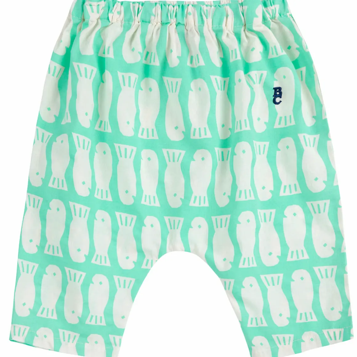 Lucky Fish All Over Woven Baby Pants by Bobo Choses