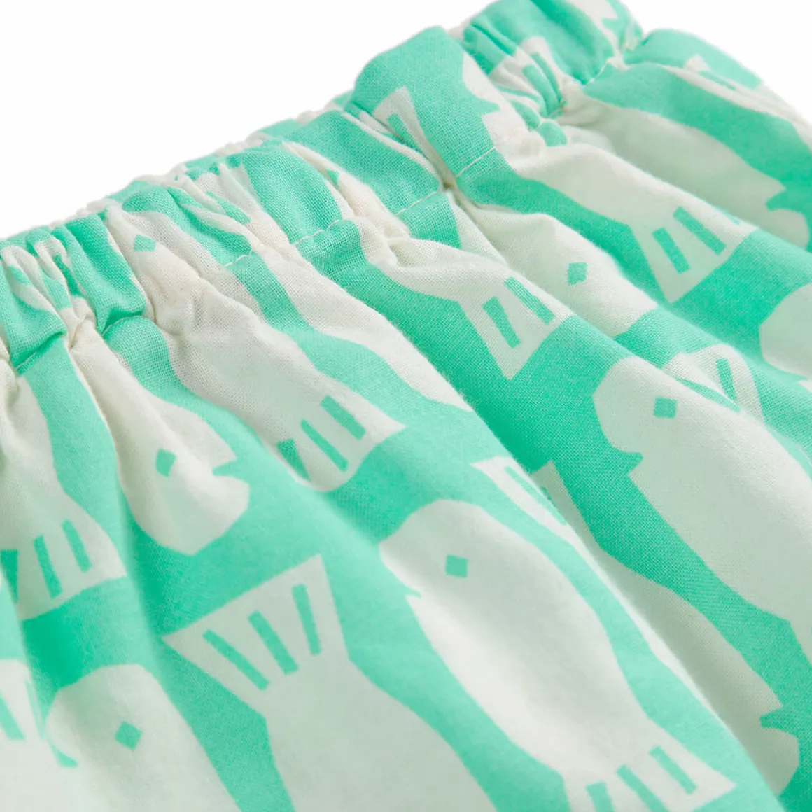 Lucky Fish All Over Woven Baby Pants by Bobo Choses