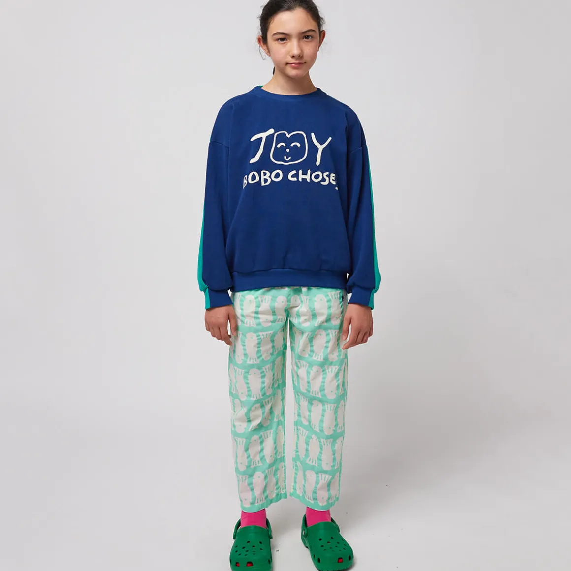 Lucky Fish All Over Woven Pants by Bobo Choses