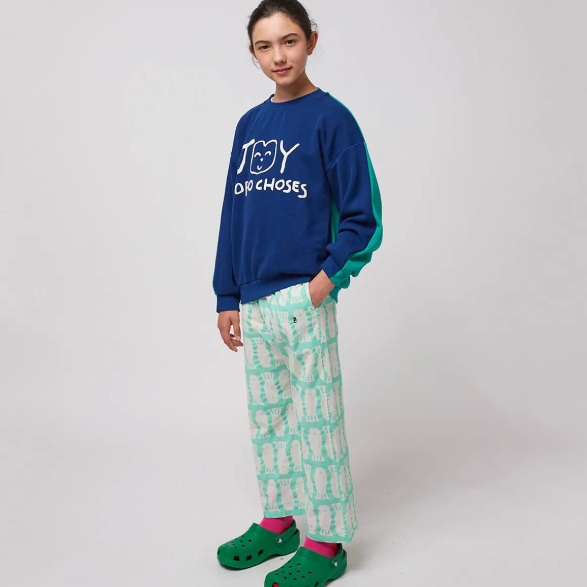 Lucky Fish All Over Woven Pants by Bobo Choses