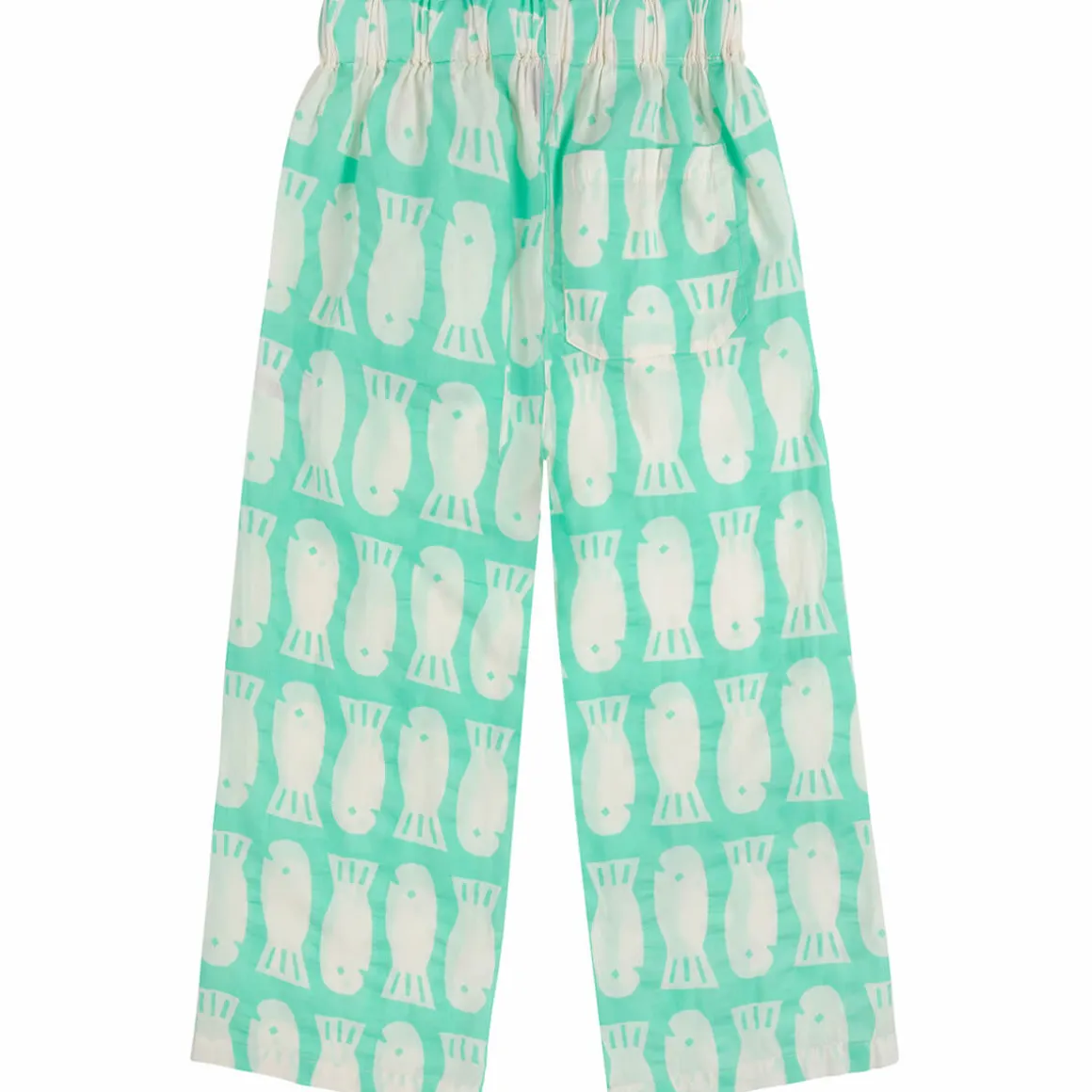 Lucky Fish All Over Woven Pants by Bobo Choses
