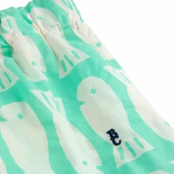 Lucky Fish All Over Woven Pants by Bobo Choses