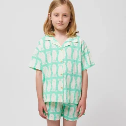 Lucky Fish All Over Woven Shorts by Bobo Choses