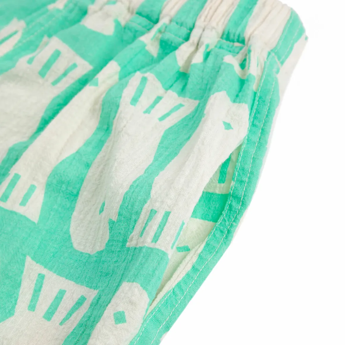 Lucky Fish All Over Woven Shorts by Bobo Choses
