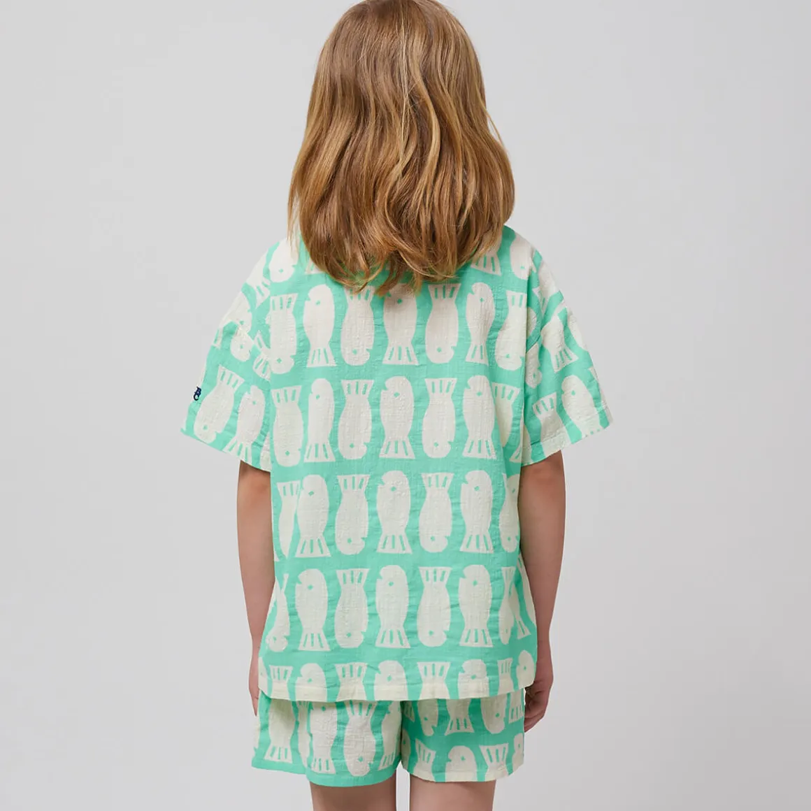 Lucky Fish All Over Woven Shorts by Bobo Choses