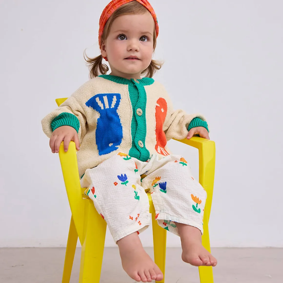 Lucky Fish Baby Cardigan by Bobo Choses