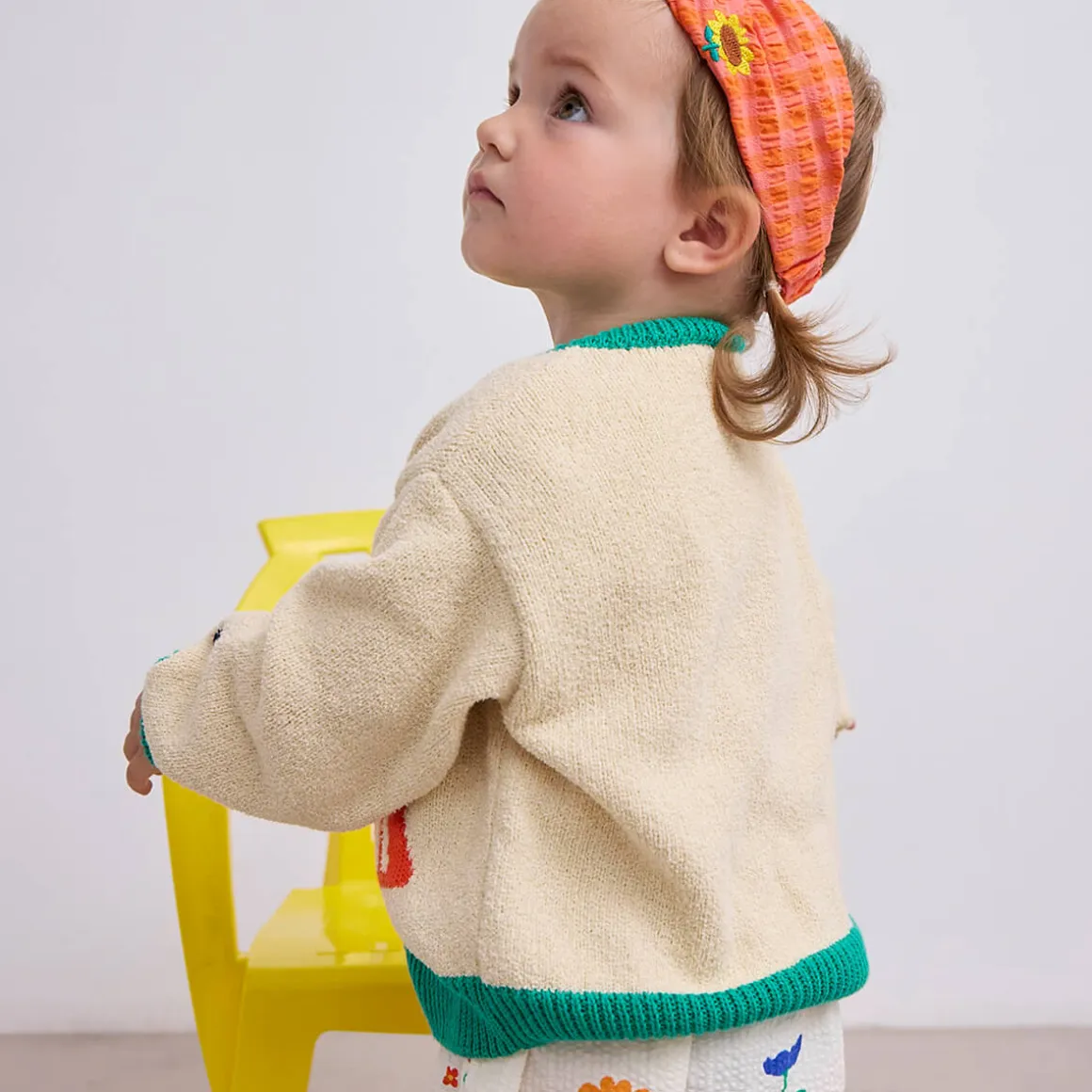 Lucky Fish Baby Cardigan by Bobo Choses
