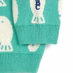 Lucky Fish Jacquard Baby Jumper by Bobo Choses