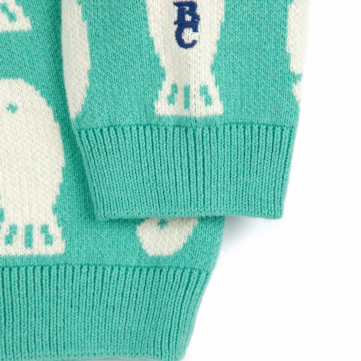 Lucky Fish Jacquard Baby Jumper by Bobo Choses